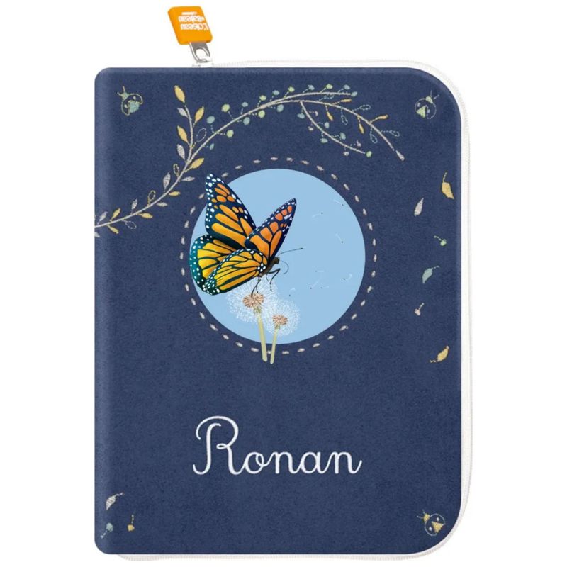 Protège carnet de santé Papillon Pissenlit (personnalisable) L'oiseau bateau Produit 1