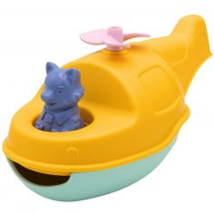 Hélicoptère Bateau Jaune - Simple