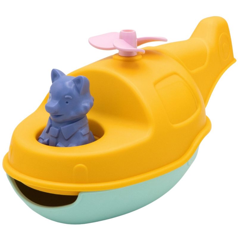 Hélicoptère Bateau Jaune Simple Produit 1