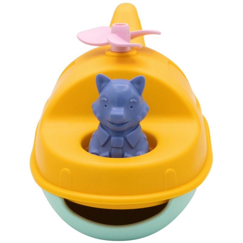 Hélicoptère Bateau Jaune Simple Produit 3