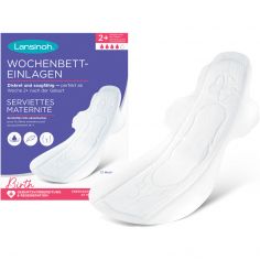 Serviettes maternité 2+ semaines (12 pièces) - Lansinoh