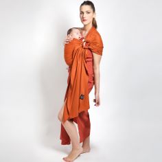 Echarpe de portage Sling tissée sans nœud Fauve - Love Radius