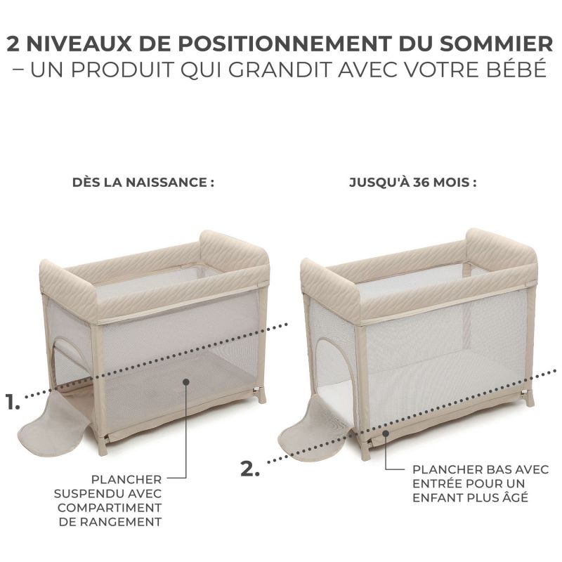 Lit parapluie Moon Dream Beige Kinderkraft Produit 5