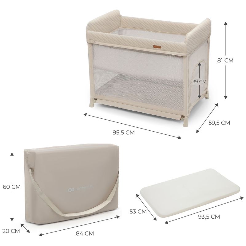 Lit parapluie Moon Dream Beige Kinderkraft Produit 9