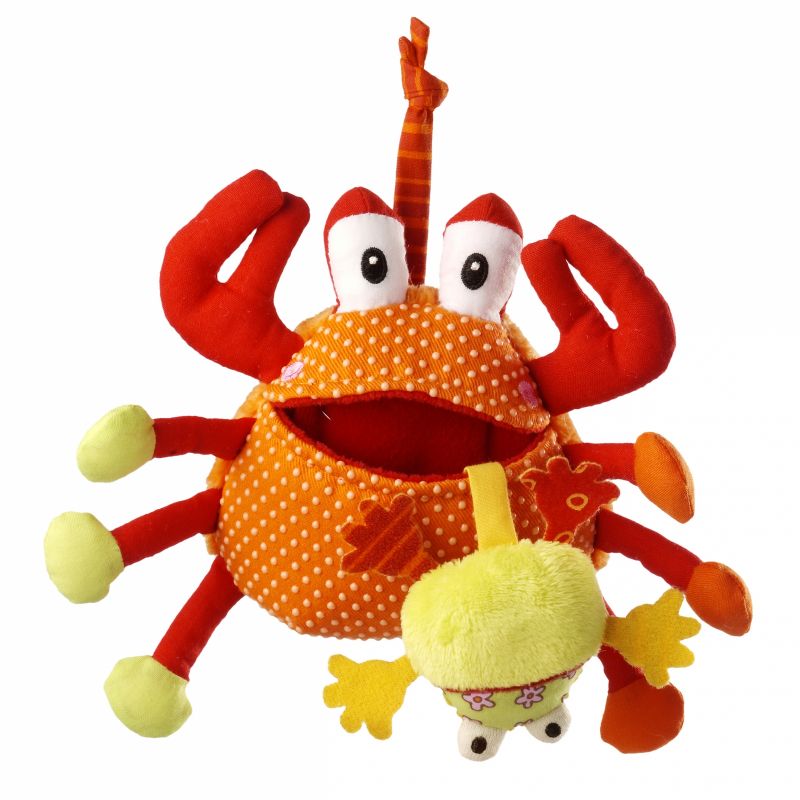 Hochet Oscar le crabe gourmand Lilliputiens