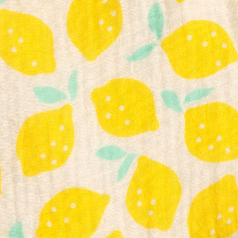 Lot de 2 bavoirs en gaze de coton Pop Citron Sauthon Produit 4