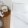 Taie d'oreiller en coton bio blanche (40 x 60 cm)  par Kadolis