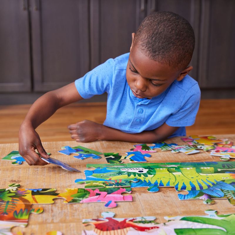 Puzzle Dinoland (36 pièces) Crocodile Creek Ambiance 5