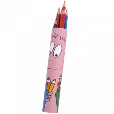 Etui De Douze Crayons De Couleur Barbapapa