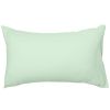 Taie d'oreiller pur coton bio Vert Aqua (40 x 60 cm) Kadolis Produit 1