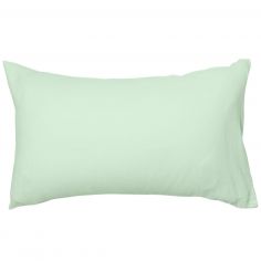 Taie d'oreiller pur coton bio Vert Aqua (40 x 60 cm) - Kadolis