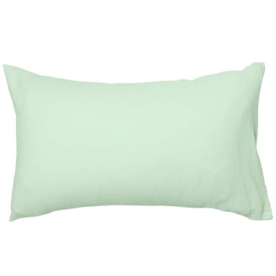 Taie d'oreiller pur coton bio Vert Aqua (40 x 60 cm) Kadolis