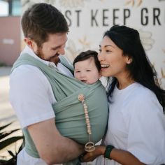 Attache sucette Luna en bois