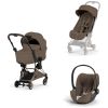 COŸA Style 2026 Poussette ultra-compacte et Châssis Rose Gold Coconut Brown Cybex Produit 3