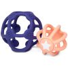 Lot de 2 balles sensorielles en silicone Bleu et rose Little L Produit 3