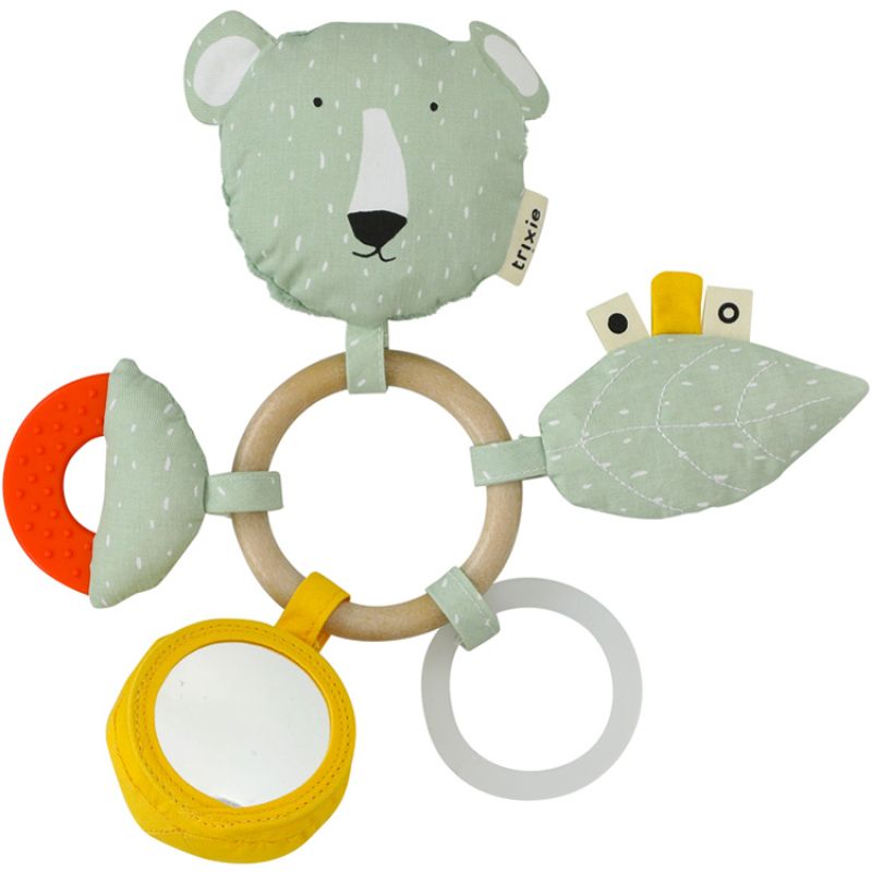 Anneau hochet d'activités ours Mr. Polar Bear Trixie