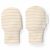 Variation Beige du produit Moufles anti-griffures Soft Beige Stripe (One Size) de la marque Little Dutch