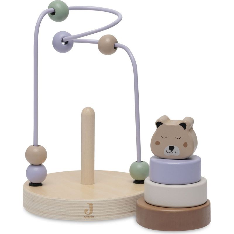 Boulier en bois avec tour à empiler Jungle Jambo Cheetah - Reconditionné Jollein Produit 3
