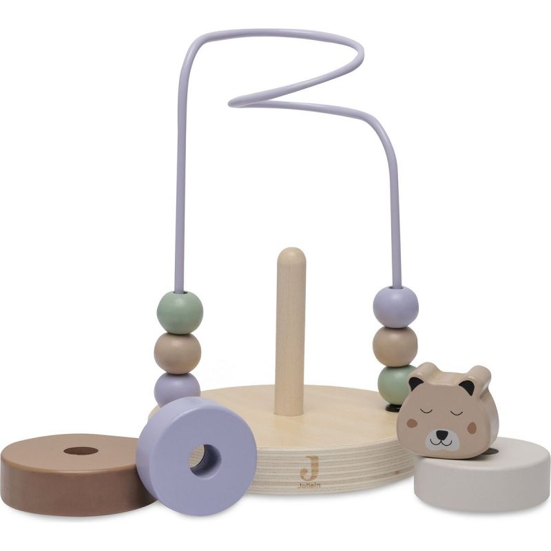 Boulier en bois avec tour à empiler Jungle Jambo Cheetah - Reconditionné Jollein Produit 4