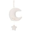 Peluche musicale à suspendre lune et étoile Newborn - Little Dutch