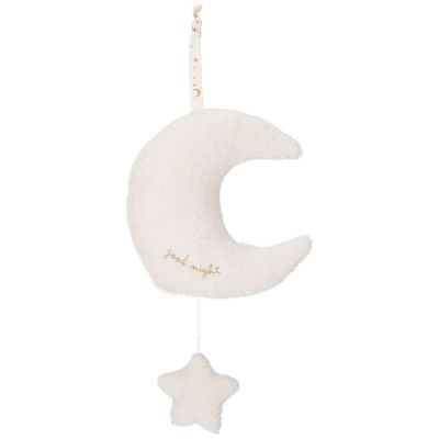 Peluche musicale à suspendre lune et étoile Newborn Little Dutch