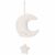 Variation Blanc du produit Peluche musicale à suspendre lune et étoile Newborn de la marque Little Dutch
