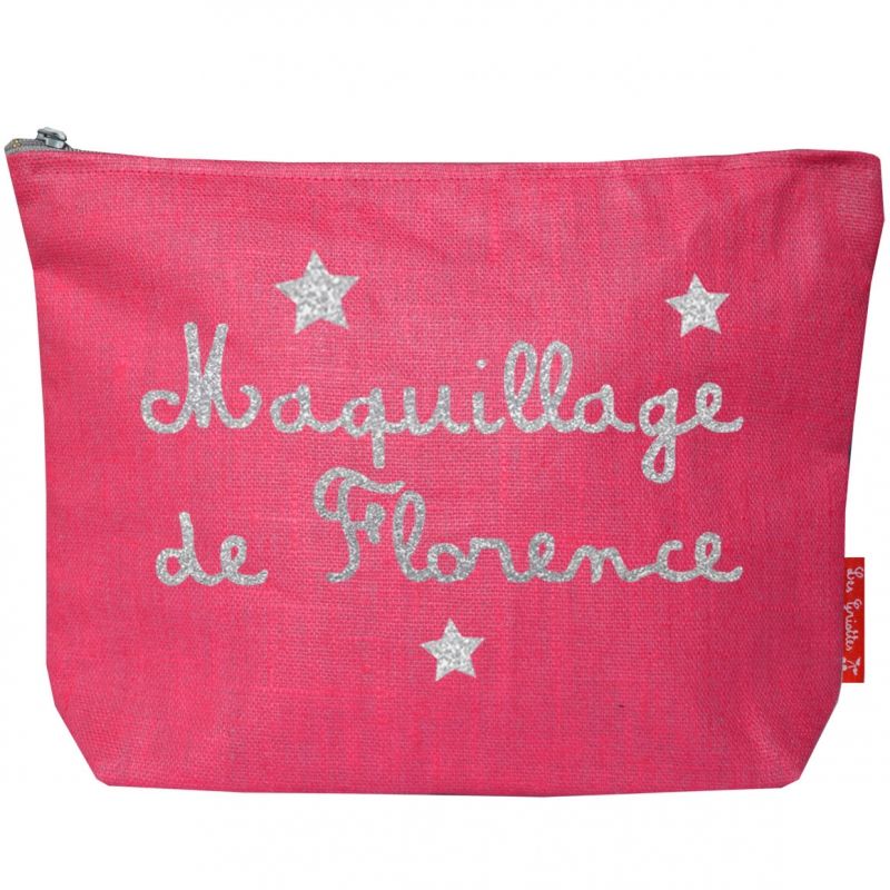Pochette Fête des Mères framboise (personnalisable) Les Griottes