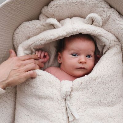 Nid d'ange passe sangle Zippie Mouton