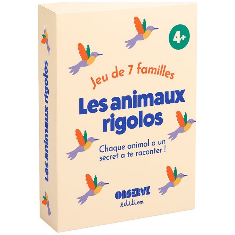 Jeu de 7 familles Animaux Rigolos Observe Édition Packaging 4