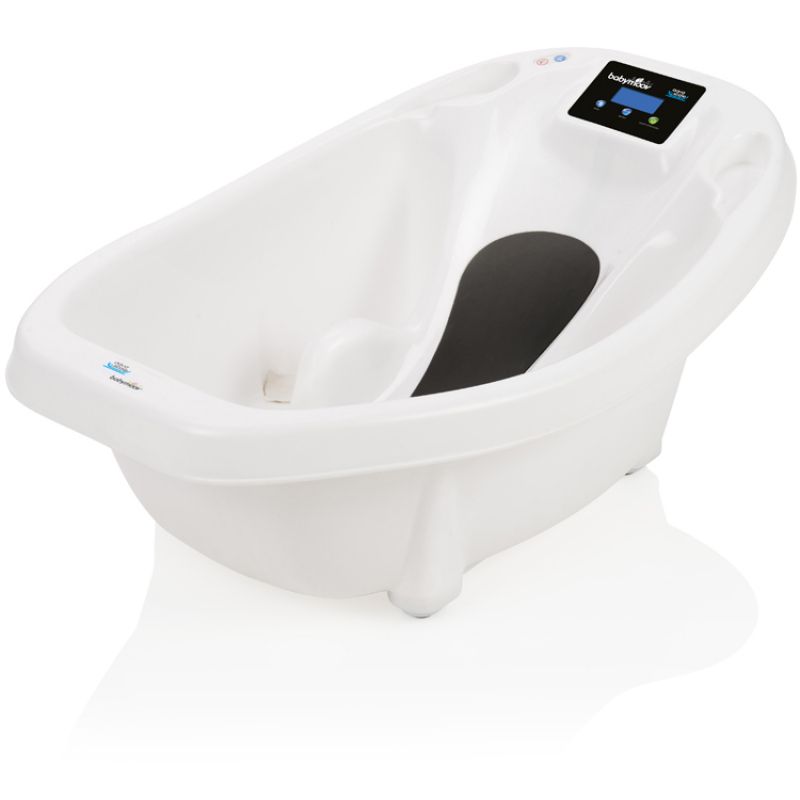 Baignoire Aquascale pèse bébé et thermomètre intégrés Babymoov