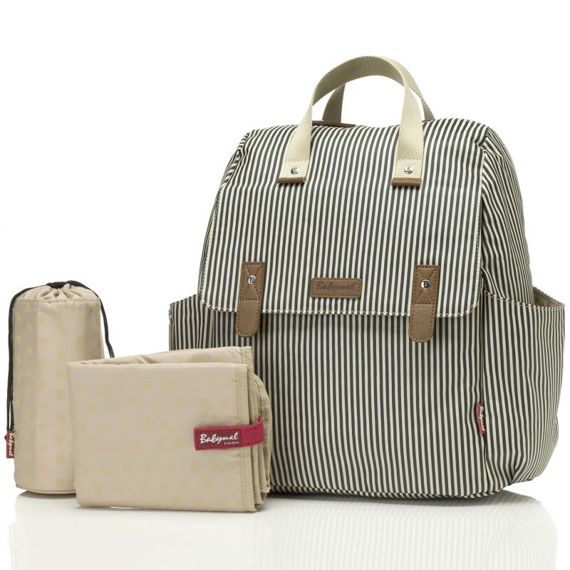Sac à langer Robyn convertible en sac à dos backpack rayé Babymel