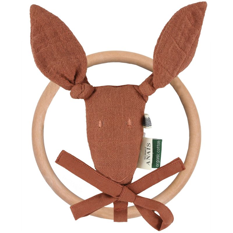 Hochet anneau kangourou Bliss Rust Trixie