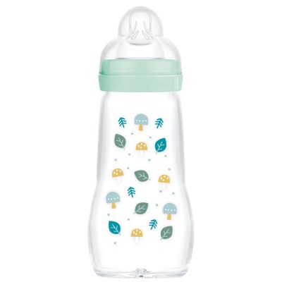 Biberon verre 260 ml Pattern fruit menthe - Tétine débit 2