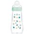 Biberon verre 260 ml Pattern fruit menthe - Tétine débit 2 - MAM
