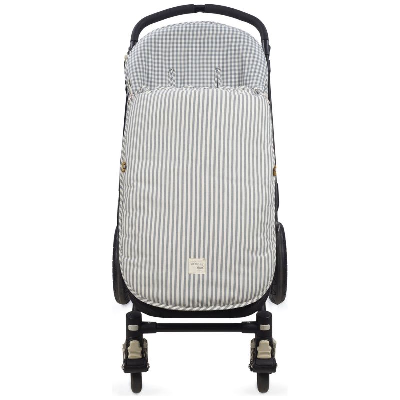 Chancelière mi-saison Praliné Vichy Rayures Matcha TOG 2,5 Walking Mum Produit 1