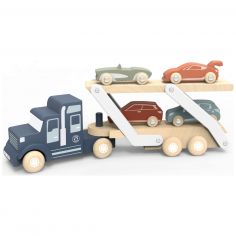 Camion transporteur avec 4 voitures - Speedy Monkey