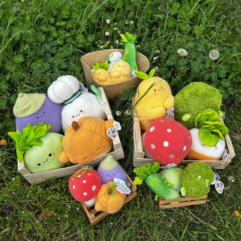 Peluche Veggies Aubergine (25 cm) Bazuuyu Produit 4
