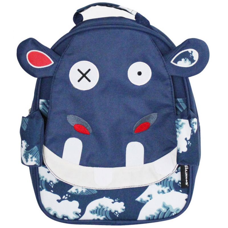Sac à dos bébé Hippipos l'hippopotame Les Déglingos