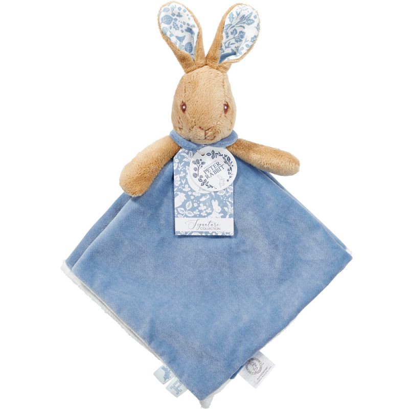 Doudou lange bleu Pierre Lapin collection signature Petit Jour Paris
