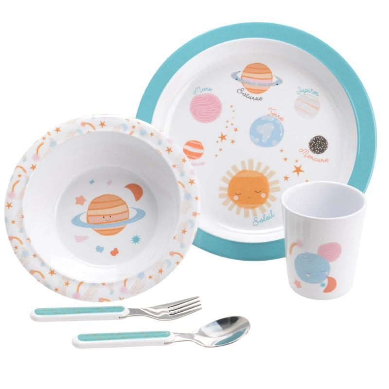 Coffret repas Etoiles (5 pièces) Amadeus Les Petits