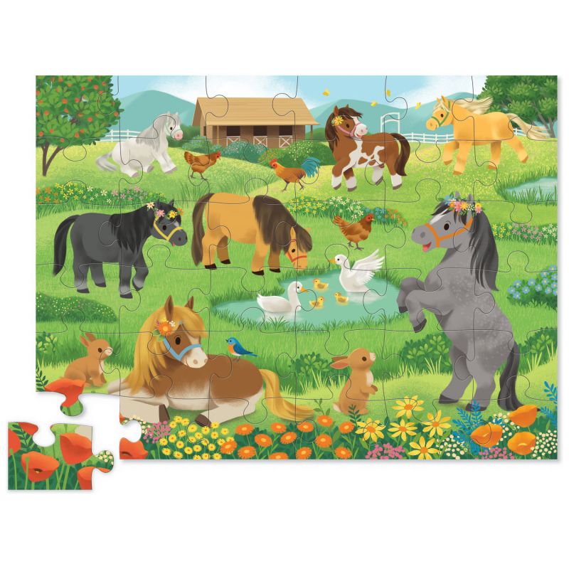 Puzzle Pretty ponies (36 pièces) Crocodile Creek Produit 3