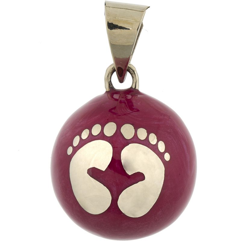 Bola rose bordeaux pieds dorés Bola
