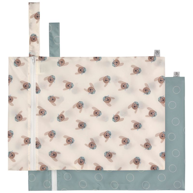 Lot de 2 sacs imperméables pour vêtements humides Tiny Team Chien Lässig Produit 1