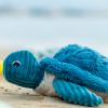 Peluche Les Ptipotos Sauvenou maman et bébé tortue bleu (29 cm)  par Les Déglingos