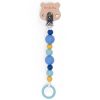 Attache-tétine bois et silicone hamster Puce & Pilou  par Moulin Roty