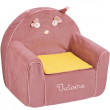 Fauteuil club Mademoiselle et Ribambelle personnalisable  par Moulin Roty