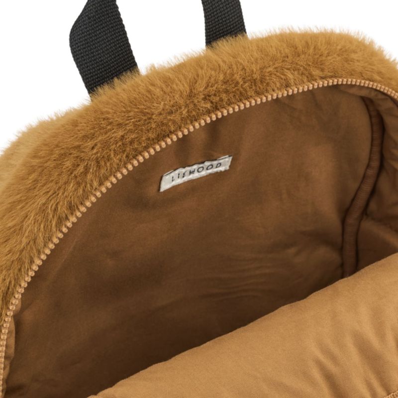 Sac à dos Denise Tiger Golden Caramel Liewood Produit ouvert 4