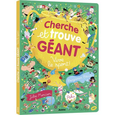 Livre Cherche et trouve géant Vive le sport !  par Auzou Editions