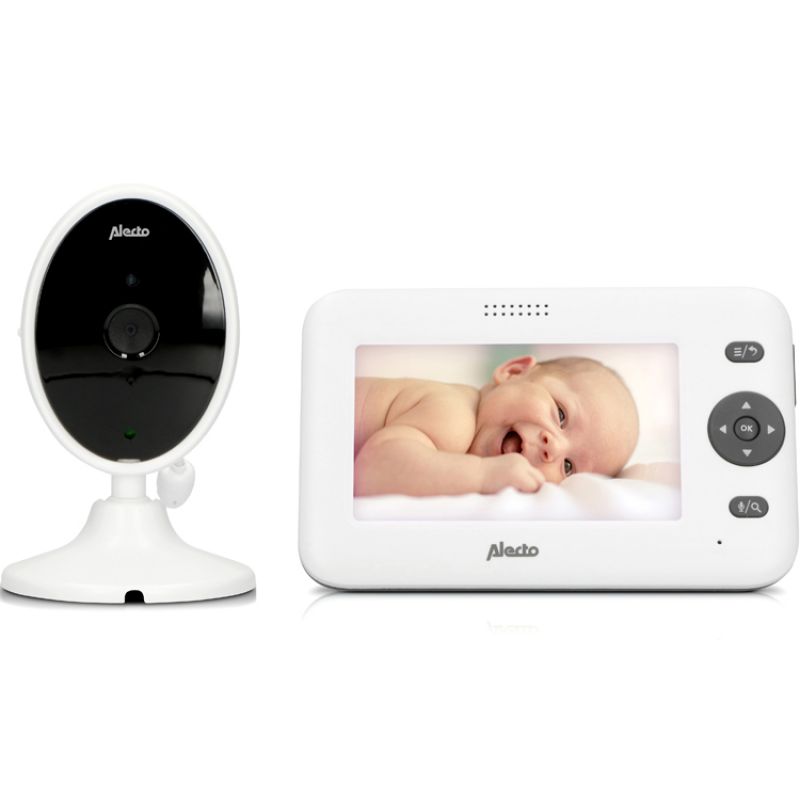 Babyphone avec caméra et écran couleur 4,3 pouces Alecto