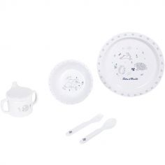 Coffret Repas En Silicone Vivi Lapin Sea Blue 4 Pieces